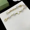 2024 Fashion Designers charm bracelet for Women designer luxury gold jewelry cuff classic bangle diamond pearl beaded chain jewlery wedding gift G241313PE-3