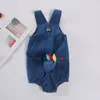 Hosen Kinder Jeans Hosen Kinder Winterkleidung mit Dinosaurier Schwanz Overalls für Jungen und Mädchen Designer Overalls kleines Kind