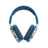 P9 Grafiti Kulaklıklar Kablosuz Bluetooth 5.3 Kulaklık Sport Head Style HiFi STERO SES BAS GÖRÜNÜMÜ SMART ARACI TARAFLAR İÇİN