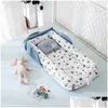 Baby Cribs Playpen Travel Nest Portable Bed Cradle Newborn Crib Foce For Kids Bassinet Drop Delivery Maternity Nursery Bedding OT6XO