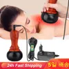 Elektrische Heizung Bian Stein Gua Sha Massagegerät Komprimieren Körper Physiotherapie Werkzeug Zurück Gesicht Massage Warme Moxibustion Guasha Werkzeug 240119