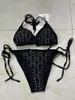 Bikini Yaz Tasarımcı Kadın Bikinis Set Seksi Clear Strap Luxurys Mayo Yıldızlar ŞEKİL YÜZELLER BAYANLAR MAHUM KURULUM YÜKLEME YÜKLEME PEAKLESİ KİTA Giysileri Kadın Biquini AA05