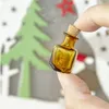 DIY Mini Glass Bottles With Corks Little Rectangle Jars Cute Pendants Vials Gifts Mixed 7 Colors Jgnxu