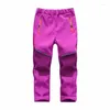 Pantaloni Pantaloni per bambini Pantaloni in pile polare impermeabili Mantieni caldo Attività all'aperto Indossa Abbigliamento per ragazzi e ragazze