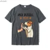 T-shirts voor heren Jack Terrier moeder schattige hond mama grappige vrouwen T-shirt bedrukte tees katoen heren t-shirts bedrukt speciaal 240130