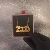 Halsketten VishowCo Mehrere Stile 3D-Doppel-Namensschild-Halskette Personalisierte Anhänger-Halsketten Schmuck Bestes Geschenk