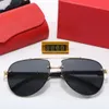 Designers sunglasses luxury Sunglasses personality resistant glasses men women eyeglasses print sunglasses frame Vintage Metal Glasses