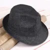 Berretti Orlo Tesa Larga Fori Traspiranti Cappello Jazz Pieghevole Uomini di Mezza Età All'aperto Paglia Accessori Moda da Sole Berretto da Spiaggia Cofano