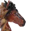 Garden Decorations Horse Head Sculpture Model Realistic Simulation Figurine Desktop Decor