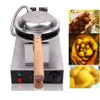 Commercial Electric Rotating Eggettes Waffle Maker Bubble Waffle and Warmer Display Mini Donut Maker Machine1305T