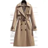 Women Trench Coats S-4xl Nowy wiosenny styl Anglii Windbreaker Lose Średnie długi elegancki pasek damski płaszcz żeńska mody marki mody kurtka mody kurtka