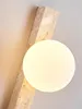 Lampa ścienna retro długie kreatywne schody do sypialni salon High-end uczucie koryta żółtego jaskiniowego światło