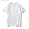 Women's T-Shirt Harajuku Summer New Oversize T-shirt Pink Solid Color Basic Tees Women Casual T-shirts Korean Hipster White T-shirt Dropship 240130