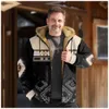 Men's Jackets Men's Long Sleeve Zipper Hoodies Parkas Coat Jacket Retro 3D Printing Street Style Winter For Men/Women Clothing Outerwear L240129