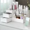 Dusineurs Typer Type de rangement cosmétique Boîte de rangement de comptoir de grande capacité pour organiser les étagères à lèvres de la peau de la peau de vanité