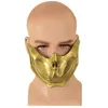 Other Event & Party Supplies Game Mortal Kombat SCORPION Cosplay Mask Golden Half Face Latex Women Men Halloween261D