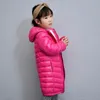 Down Coat Winter Ultra Light Children's Jackets 2024 Boys Girls Long White Duck Hooded Fluffy Coats Kids Clothing Snowsuit