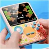 Portable Game Players G6 666 In 1 Retro Video Console Handheld Color Player Tv Consola Av Output With Mobile Phone Charging Drop Deliv Otyto