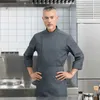 Others Apparel Long Sleeved Autumn Winter Hotel Chef Uniforms Catering Tooling Canteen Back Kitchen Restaurant Clothing Restaurant Hot Pot