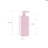 650 ml 10 pcs/lot carré rose Lotion pompe bouteille savon distributeur crème vide shampooing douche Gel conteneur marchandises Okobn