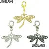 Charms Jinglang Mode Libel Vlinder Spin Karabijn Mix Insect Oorbellen Sleutelhanger Maken Accessoires 231113 Drop Delivery Dhedw