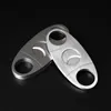 Cigar Cutter Knife Stainless Steel Guillotine Portable Double Cut Blades Cigar Scissors Metal Cigar Devices Tools Smoking Accessories