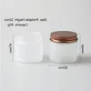 24 x Travell 60g Frost 메이크업 크림 항아리가 금속 뚜껑 60cc 2oz Cosmetic Pet 용기 사용 pumdj