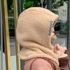 Scarves Winter Hat Scarf Set Woolen Mask Japanese Girl Beanie Women Bomber Korean Style Beanies Hooded Collar Head Cover Plush