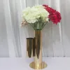 Cilindro de casamento de metal vaso de flores peças centrais de mesa decorativas peças centrais de casamento decorações de mesa peça central de mesa peças centrais de flores para casamento