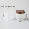 24 x Travell 60g pot de crème de maquillage Frost avec couvercles en métal 60cc 2oz contenants cosmétiques pour animaux de compagnie à utiliser Uokro