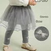 ズボンの女の子の女の子春秋の冬メッシュスカートパンツキッズレギンス子供