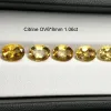 Gemstones TBJ, Natural Brasilien Citrine Oval Cut6*8 mm ca. 1CT upp, citrin lösa ädelstenar för 925silver smycken, naturlig lös ädelsten