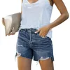 Womens Jeans Denim Broek Dames Losse Shorts Zakgat Bodem Sexy Casual Mode Zomerbroek voor Vrouwelijke Gezellige Ropa De Mujer