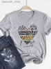 T-shirt Femme T-shirt Vêtements de base Vêtements pour femmes T-shirt imprimé Léopard Amour Coeur Tendance Mignon Haut d'été Mode T-shirt graphique à manches courtes 240130