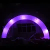 Balançoires en gros en gros gonflable LED éclairage arc tube pilier étoile événement de mariage publicité gonflables pour la décoration extérieure
