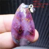 Pendants Natural Red Auralite 23 Canada Pendant Water Drop Women Men Rare Necklace Fashion Stone AAAAA