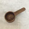 Walnut Wooden Kitchen Spoons Tea Coffee Scoop Sugar Spoon Measuring Tools Q940 0507