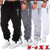 Faith Printed Spoders Men Jogger Pants kulturystyka Siłatnie Spodnie swobodne luźne spodnie dresowe spodnie na zewnątrz S-4xl 240123