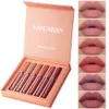 HANDAIYAN wasserfester Lippenstift Explosive Beauty Matte 6-teiliges Lipgloss-Lipgloss-Set im Großhandel