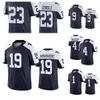 Męskie Dallas''Cowboys''Jayron Kearse Custom Dak Prescott Navy/White 2023 F.U.S.E. Vapor Limited Football Sched Jersey