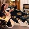 DekenSoft Pluizige Warme Winterdeken Dikker Lamswol Herfst Warmtedeken voor Bed Melk Fluwelen Comfortabele Sofa Deken Gooi 240118