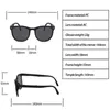 Spolaryzowane okulary przeciwsłoneczne projekt Mężczyzny Mężczyźni Kobiety Kwadratowe okulary przeciwsłoneczne Retro Cykling Goggles Uv400 Bike 230920
