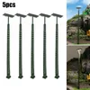 Decorazioni da giardino 5 pezzi 1: 87 adatte per modellismo ferroviario con scartamento H0, luci a traliccio, layout di luci, edificio disponibile