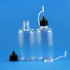 50ML 100PCS PET Dropper bottle Metal Needle Tip Needle Cap High transparent dropper bottles Squeeze Vapor E cig Rrgfq Dhipn