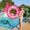 Other Pools SpasHG Mermaid With Backrest Inflatable Swimming Ring Pool Floaters for Adult Kids Baby Water Play Tube Swimming Mattress Toys YQ240129