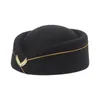 Berets Air Hostesses Beret Hat Formal Uniform Cap Base Stewardess HatParty Role Play Vintage