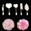 Bakningsverktyg 3D Jelly Flower Cake Jello Gelatin Art Tool 5PC Alla nålar Dekorera mögel nålmunstycke användbara tillbehör