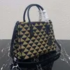 Klassiska handväskor unika broderade tyg lady mördare väska lyxdesigner axelväskor kvinnor tote purse äkta läderkoppling s262x
