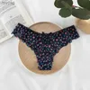 Overige Slips Sexy Print Kanten Strings voor Dames onderbroeken lage taille T slipje Naadloze comfortabele slips Ademende Lingerie Vrouwelijk ondergoed YQ240130