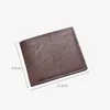 Carteiras PU Couro Homens Carteira Curta Business Cash Purse Multi Card Slot Holder Money Clip